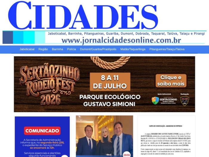 Jornal Cidades Online